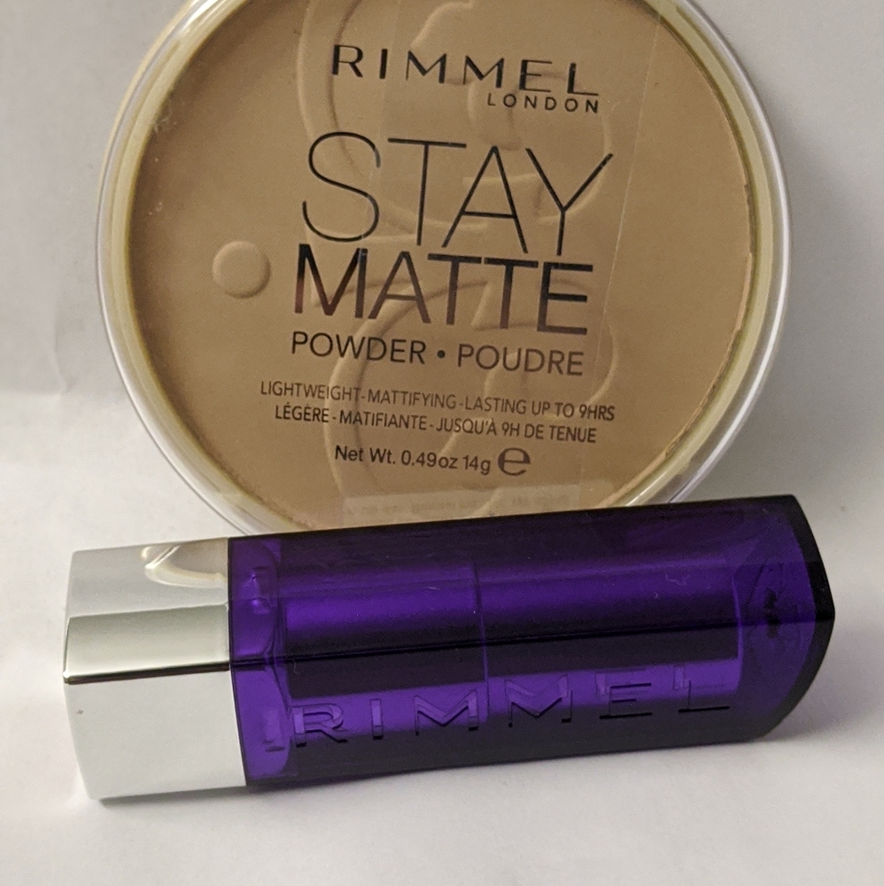 Rimmel London powder + Lipstick